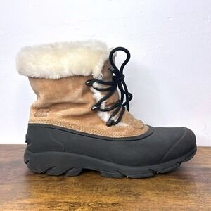 Sorel Nakiska Shearling-Lined Winter Boots Women's Size 7 Duck Boots Snow Rain